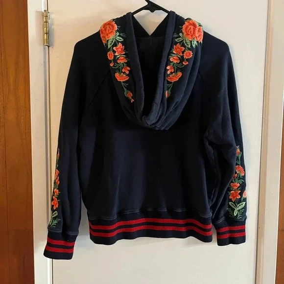 MOTHER Embroidered Floral Square Hoodie - Picture 3 of 9